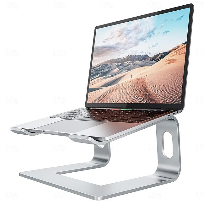 Tech On The Go Laptop Stand Ergonomic Aluminum Laptop Computer Stand Detachable Laptop Riser Notebook Holder Stand #17331833
