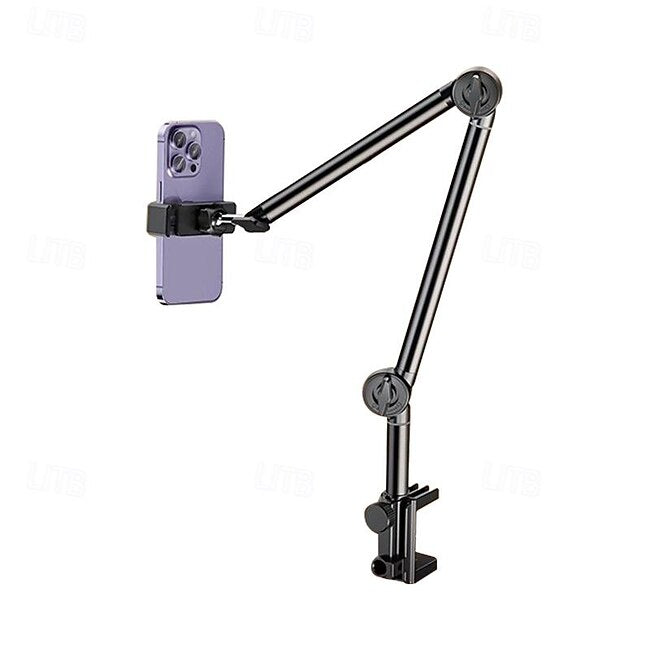 Tech On The Go Metal Cantilever Mobile Phone Stand Telescopic Folding Desktop Live Overhead Shooting Stand Bed And Bed Catch-up Drama #12727436