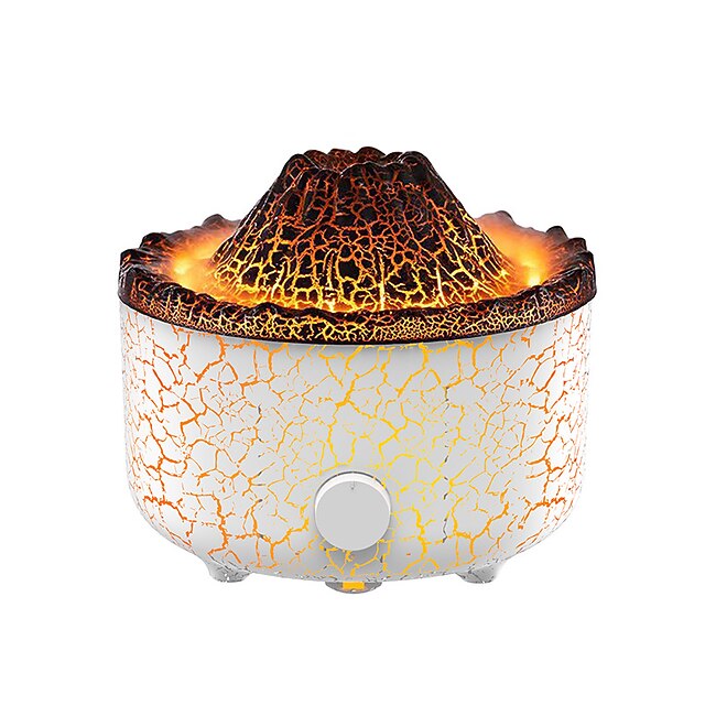 New Creative Volcano Lava Aromatherapist Home Desktop Humidifier Simulation Smoke Ring Flame Aromatherapist #9617163