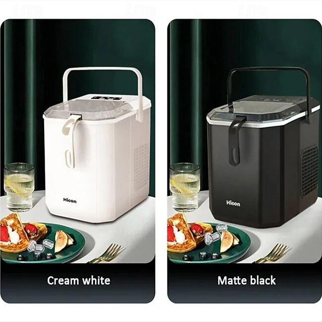 Portable Electric Ice Maker Machine Mini Countertop Ice Cube Maker Appliance Home Commercial Ice Ball Maker #12697864