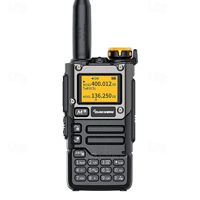 Dual-Band 5W Portable Two-way Radio Rechargeable Walkie Talkie for Camping Hiking #17012313