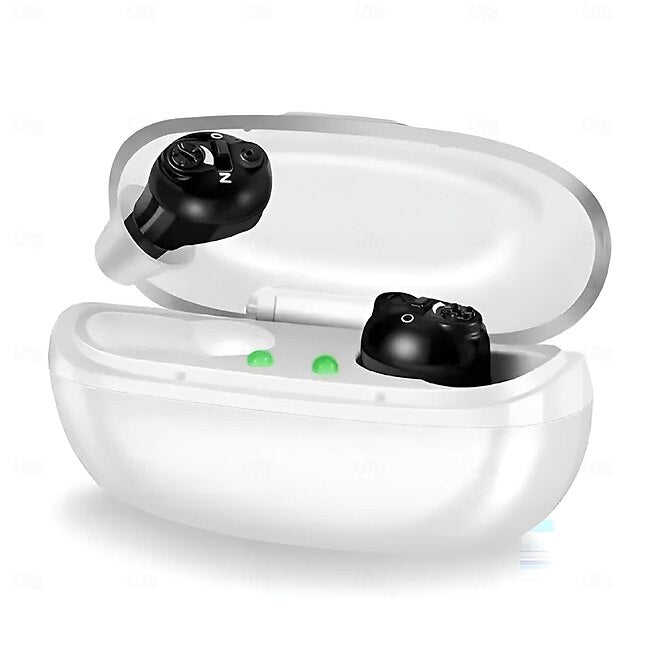Rechargeable Hearing Aids Mini Inner Ear For Elderly Sound Amplifier For Deafness With Charging Case #18429566