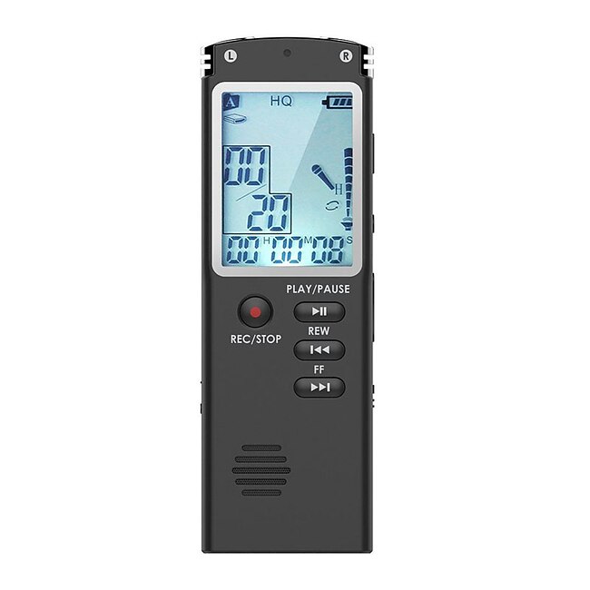 High Quality 8G/16G/32G Rechargeable Voice Recorder Digital Audio Recorder Voice Recorder MP3 Player Recording Pen #9634322