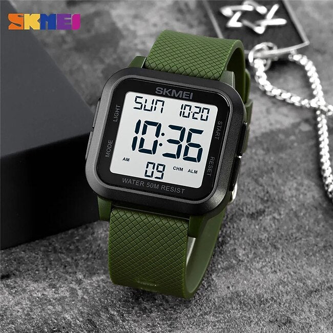 SKMEI 1894 Military Waterproof Watch Men Outdoor Electronic Shock Digital Watches Fashion Sport Man Wristwatches #9650326