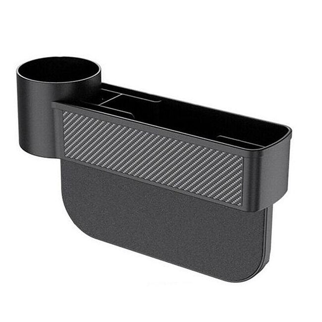Car Storage Tools Black Auto Car Seat Gap Catcher Filler Storage Box Pocket Organizer Holder SUV Pocket Stowing Tidying Drink #9461472