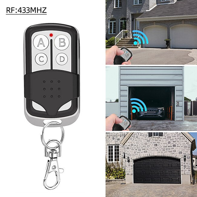Universal Garage Door Remote Duplicator 433mhz Remote Control 4 Button Electric Garage Door Gate Remote Cloning Transmitter #9633565