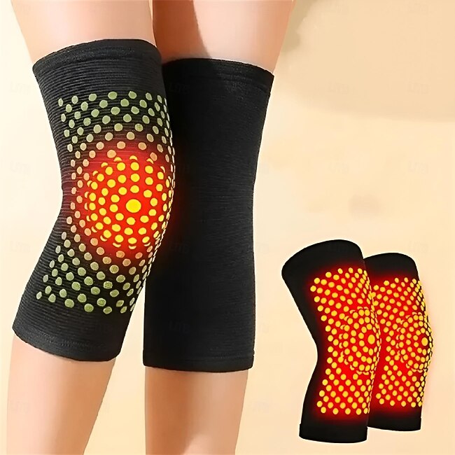 Wormwood Self Heating Support Knee Pad Knee Brace Warm for Arthritis Joint Pain Relief Injury Recovery Belt Knee Massager Leg Warmer seeds 1pcs #9604839