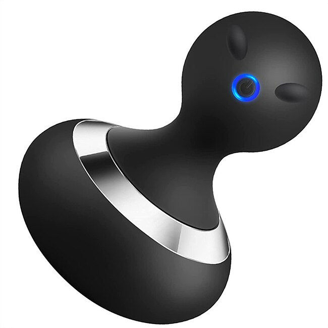 Cordless Electric Massager with 10 Powerful Vibrations Rechargeable Handheld Neck Massager (Black) #9560299