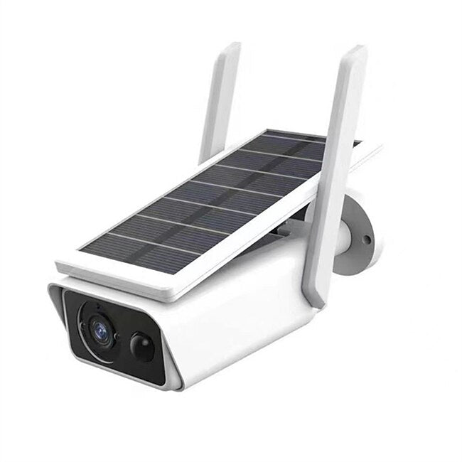 360°Adjustable Angle of Solar Panel] 1080P Full HD Solar Powered Camera Wireless Wifi IP Camera Outdoor Waterproof Night Vision Solar Security Camera Home Security Surveillance Network Camera #9693920