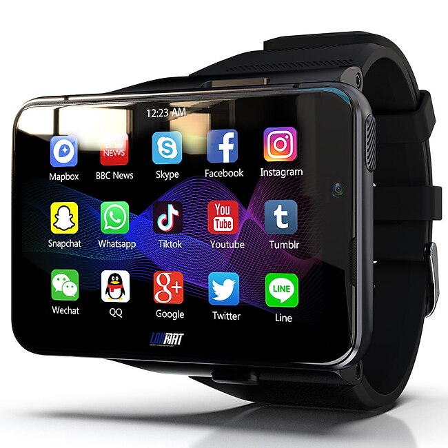 LOKMAT APPLLP Max Smart Watch 2.88 inch Smartwatch Fitness Running Watch 4G LTE Cellular Smartwatch Phone Bluetooth Pedometer Sleep Tracker Sedentary Reminder Compatible with Android iOS Women Men #8515985