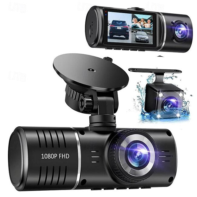 2.45 Triple Recording 1080P720P480P Loop Video HD Tachograph #15076999