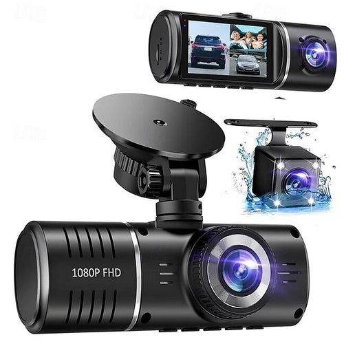 2.45 Triple Recording 1080P720P480P Loop Video HD Tachograph #15076999