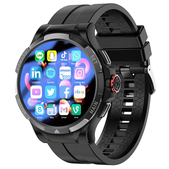 iMosi V10 Smart Watch 1.43 inch Smartwatch Fitness Running Watch 4G Pedometer Call Reminder Activity Tracker Compatible with Smartphone Men Waterproof Long Standby Hands-Free Calls IP 67 47mm Watch #9464230