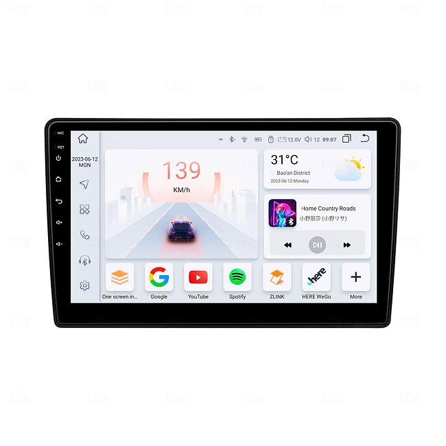 For Citroen C5 Android 12 Multimedia Video Audio Player GPS Navigation Car Stereo 2Din Screen Radio #17000157